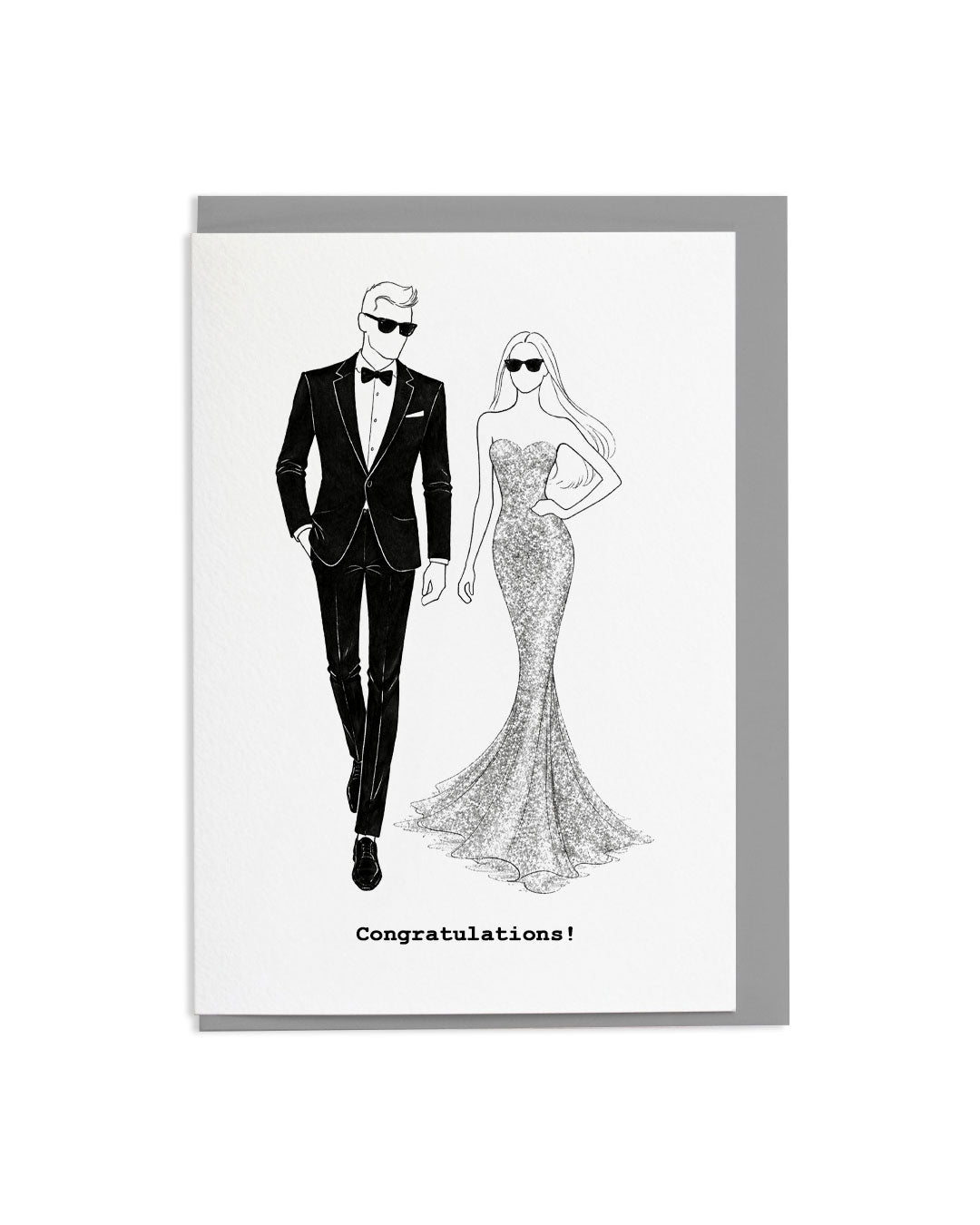 "Congratulations" A6 Greetings Card