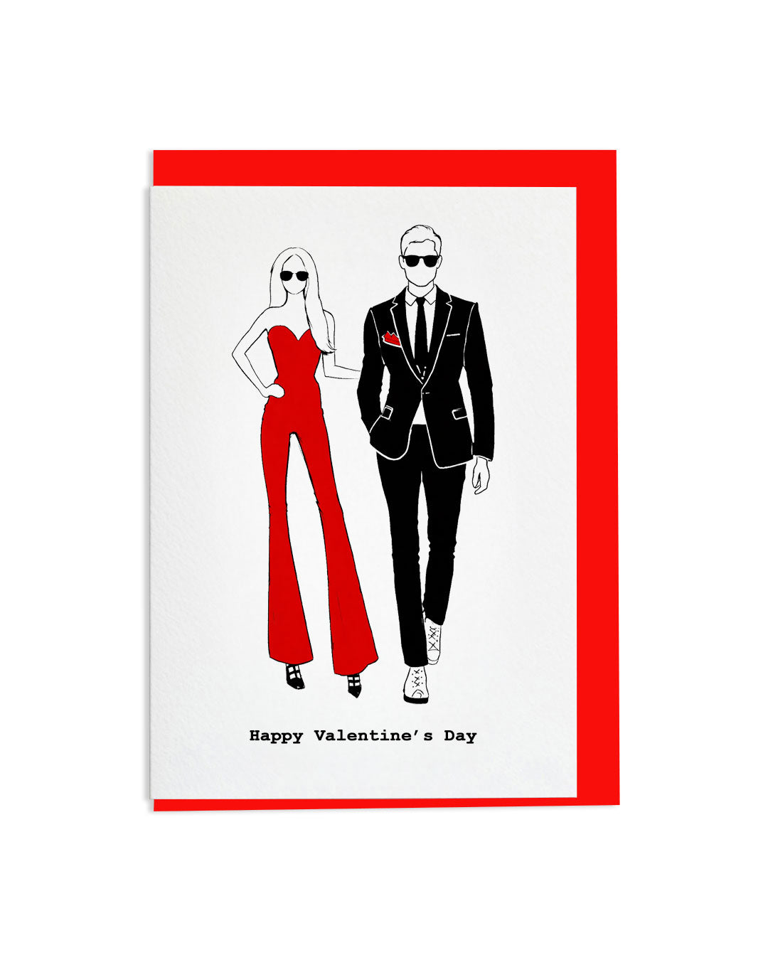 "Happy Valentine's Day" A6 Greetings Card