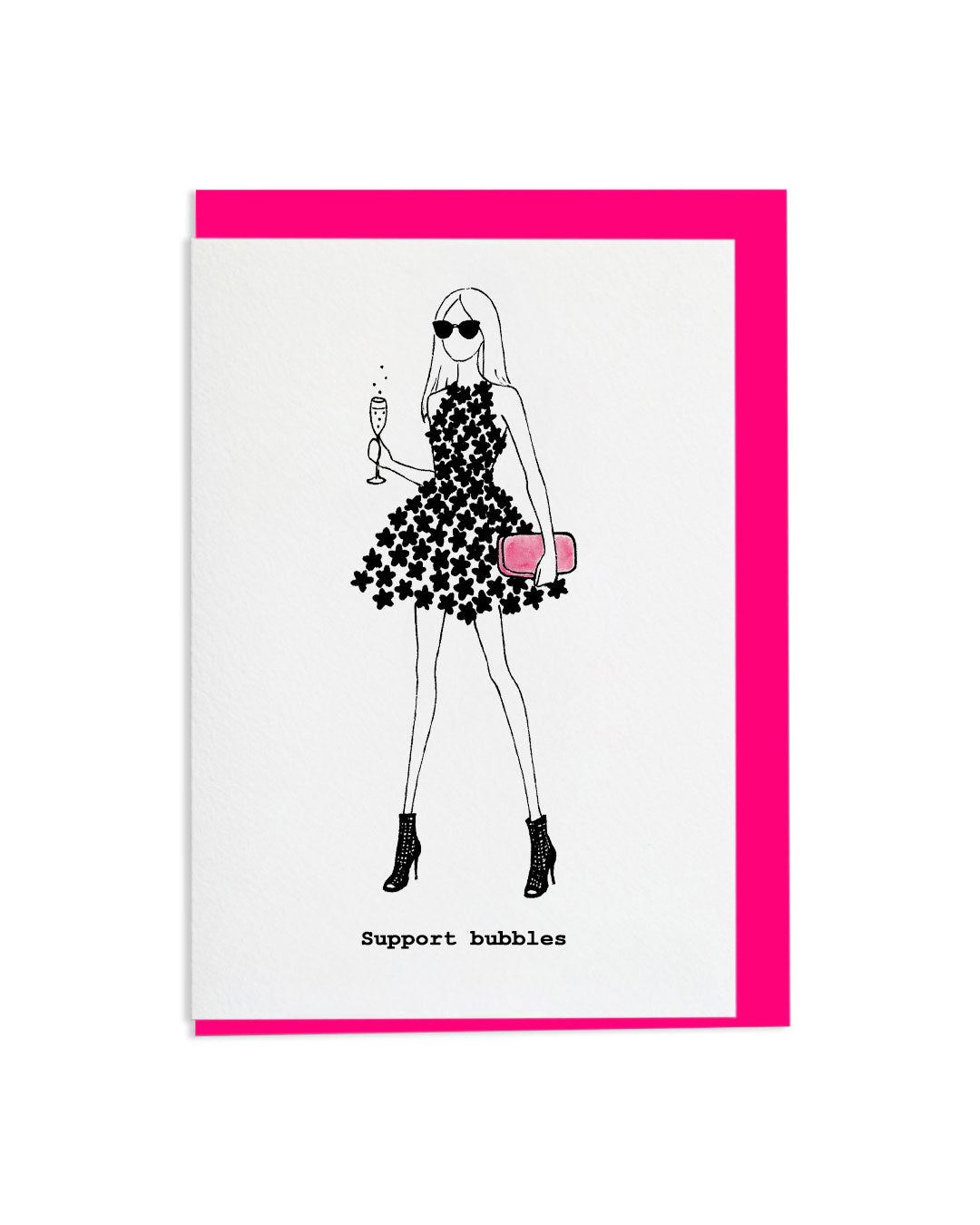"Support Bubbles" A6 Greetings Card