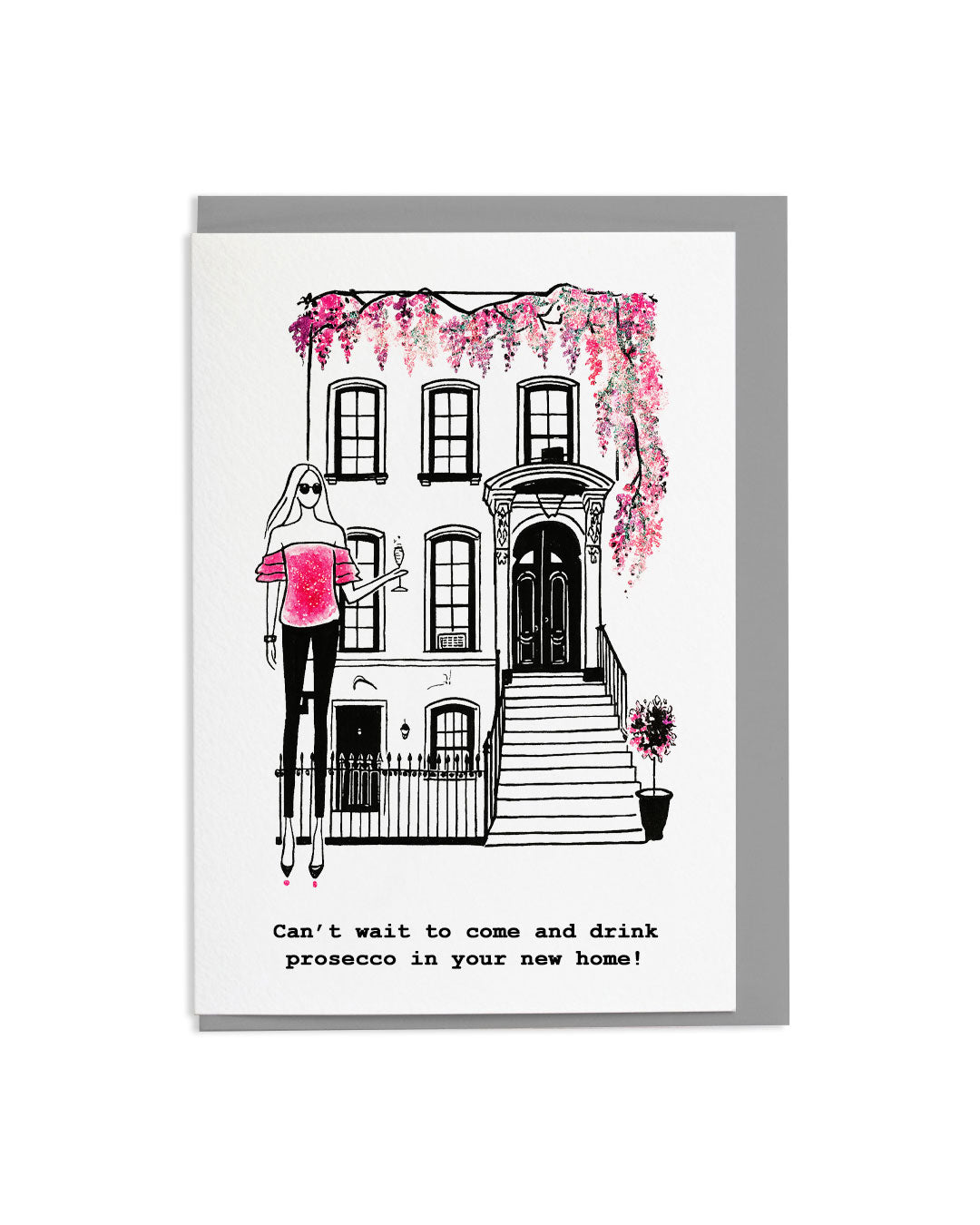 "New Home" A6 Greetings Card