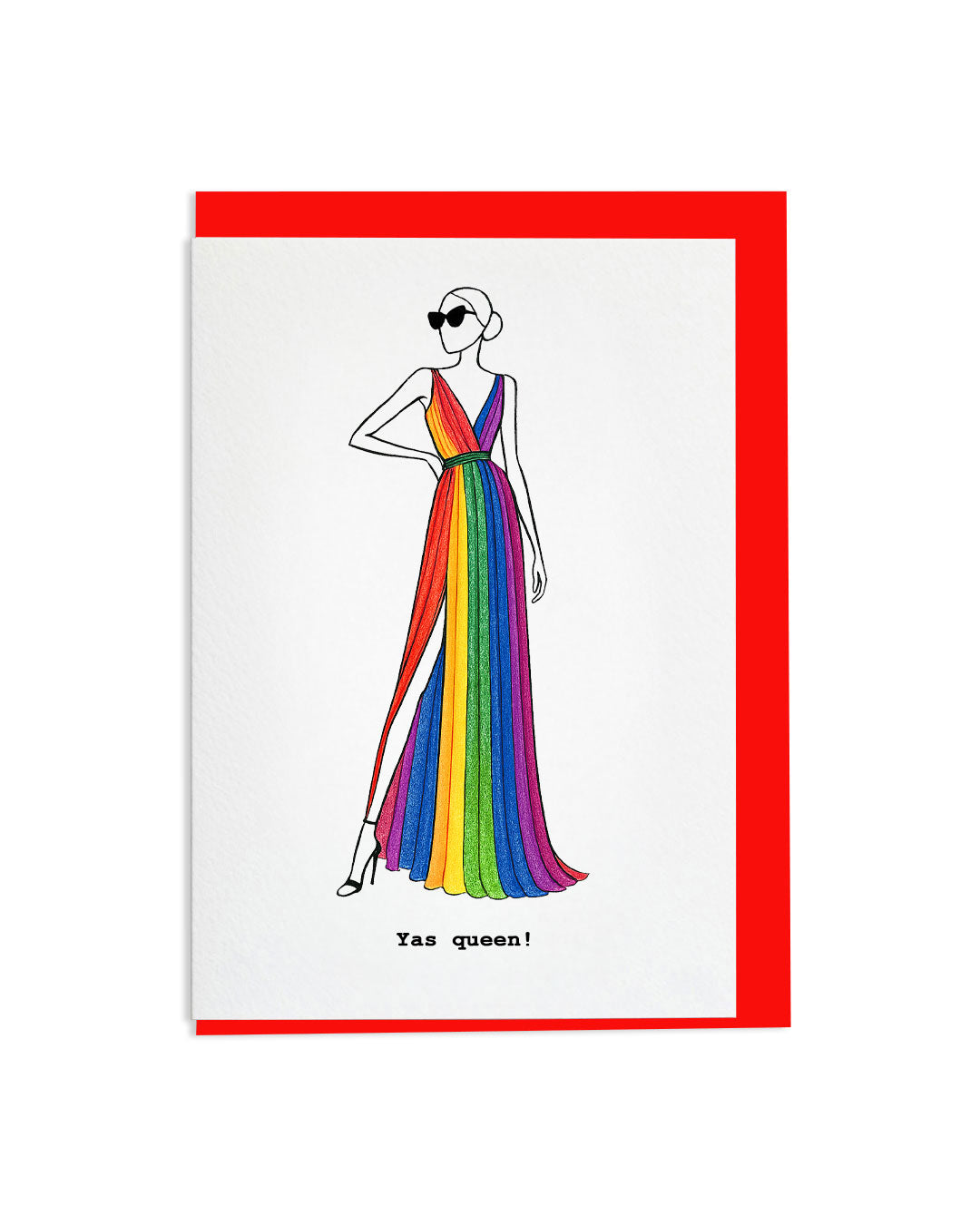 "Yas Queen!" A6 Greetings Card