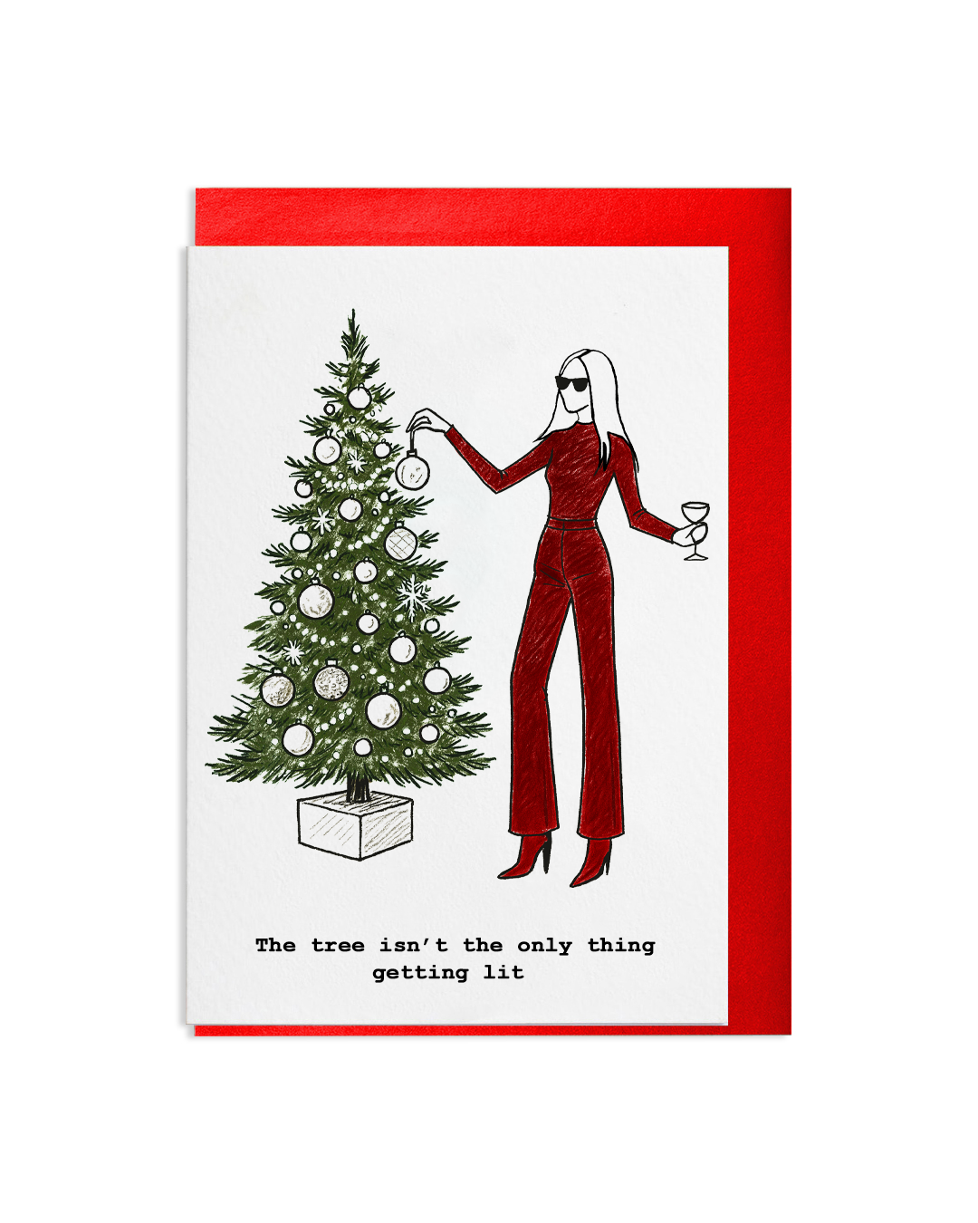 "Getting Lit" A6 Greetings Card