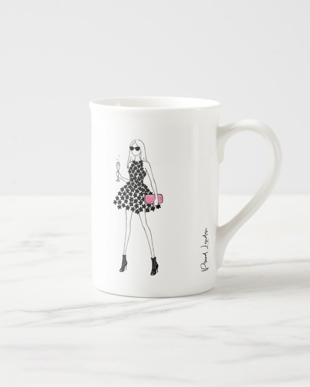 2 "Knightsbridge" Bone China Mugs