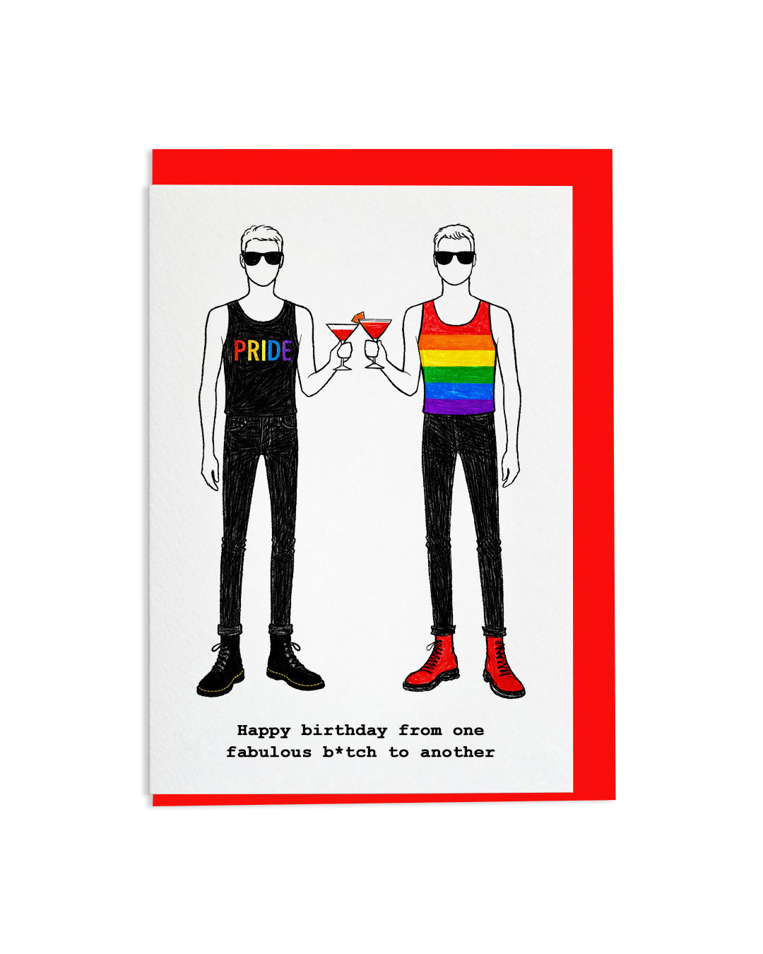 "From One Fabulous B*tch To Another" A6 Greetings Card