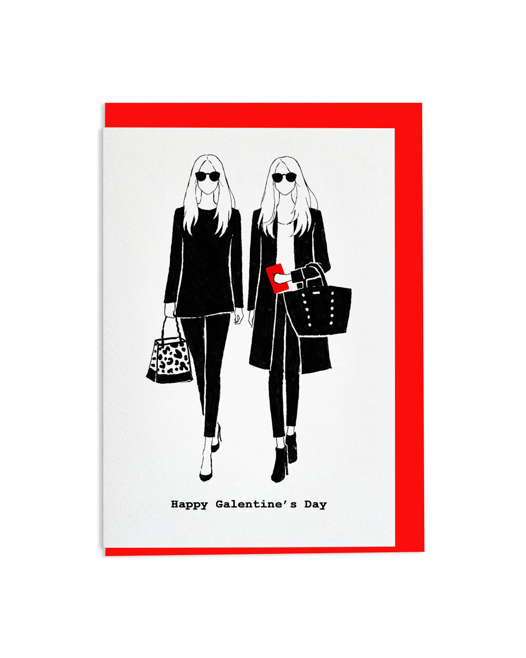 "Happy Galentine's Day" A6 Greetings Card