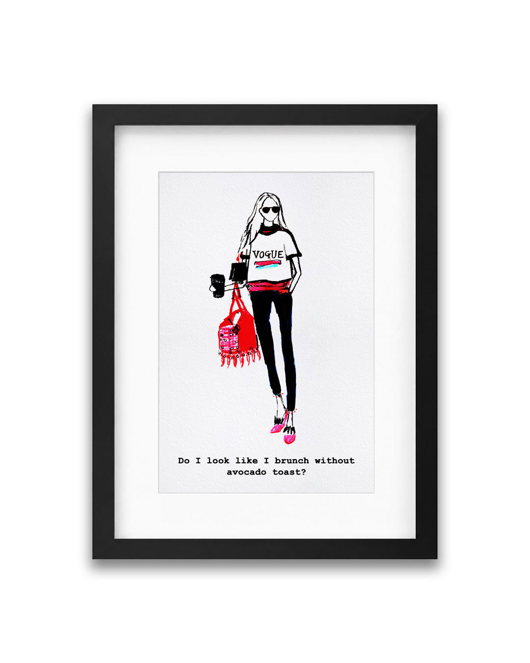 "Brunch" Framed A4 Print
