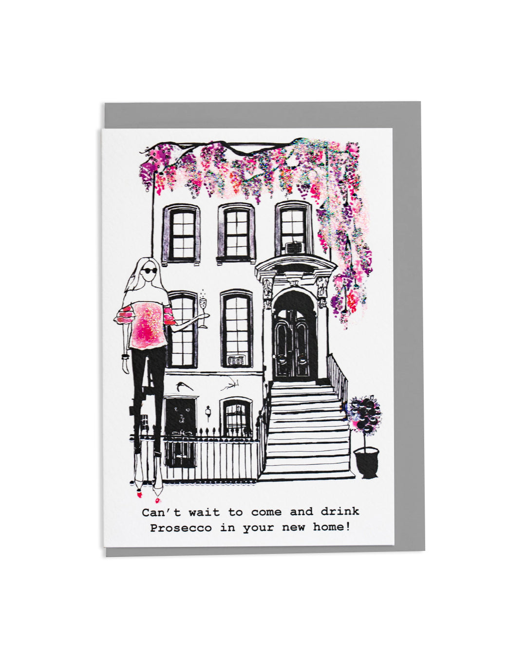 "New Home" A6 Greetings Card