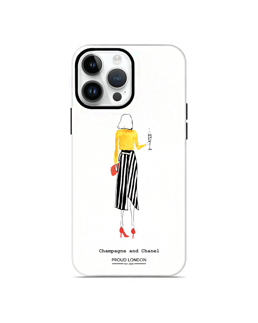 "Champagne and Chanel" iPhone Case