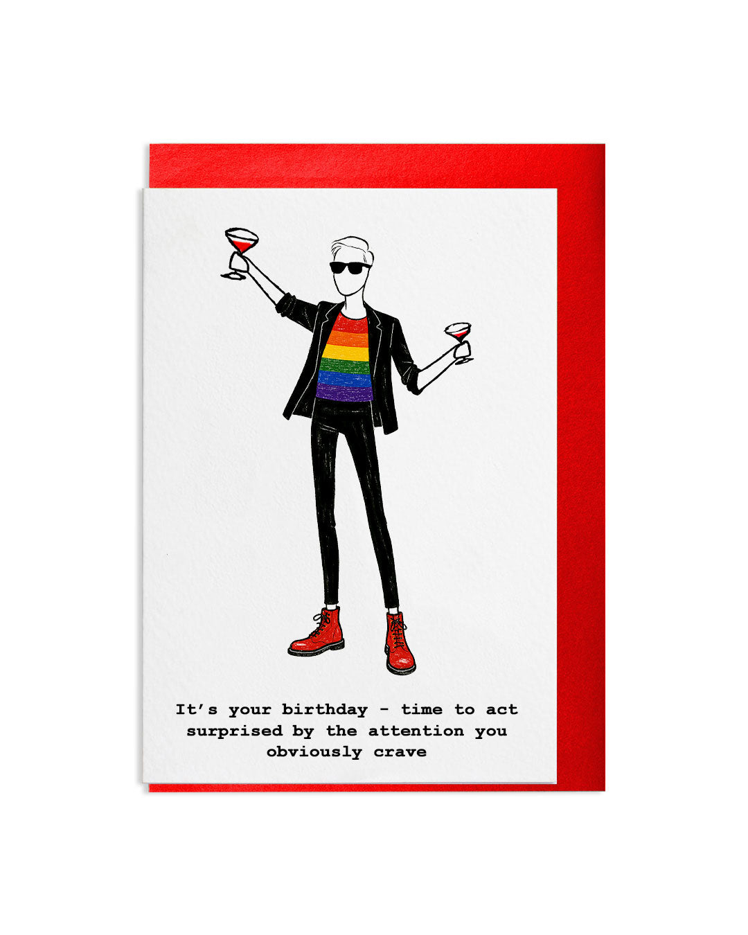 "Crave Attention" A6 Greetings Card