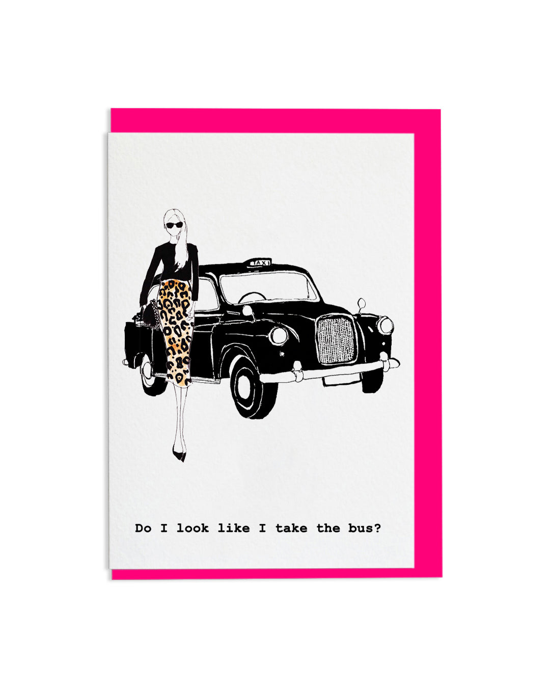 "Bus" A6 Greetings Card