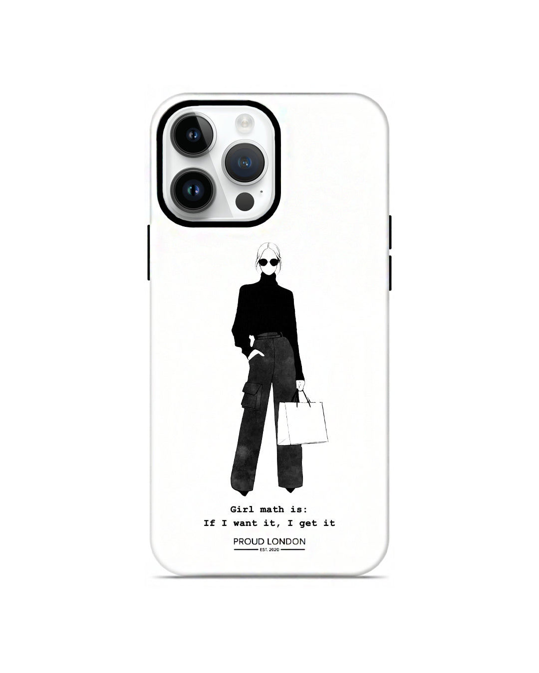"Girl Math" iPhone Case