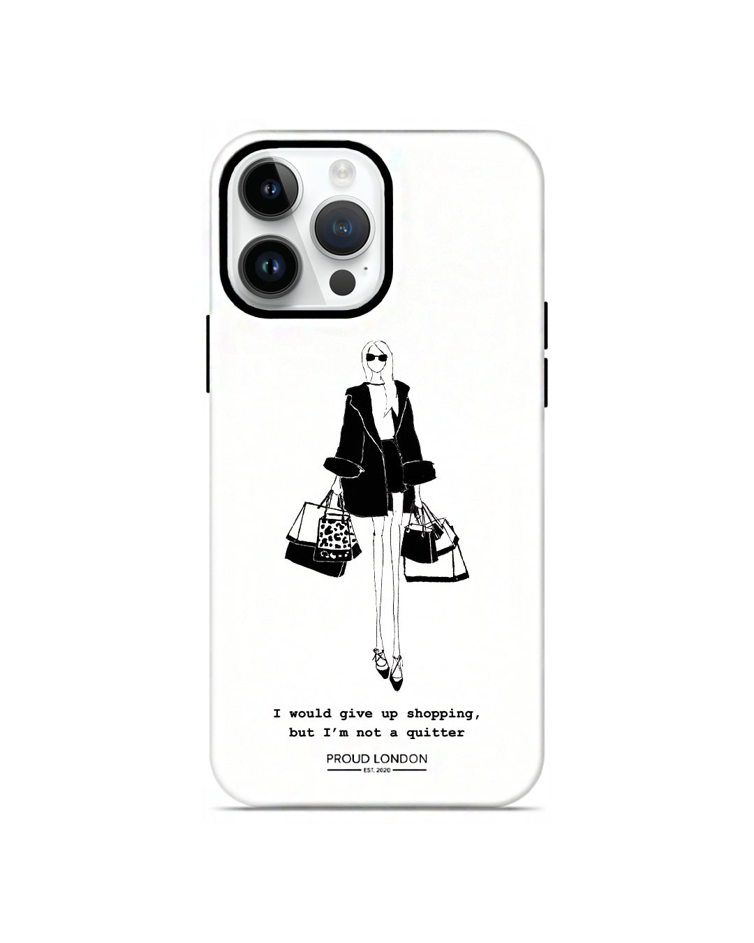 "I Am Not A Quitter" iPhone Case