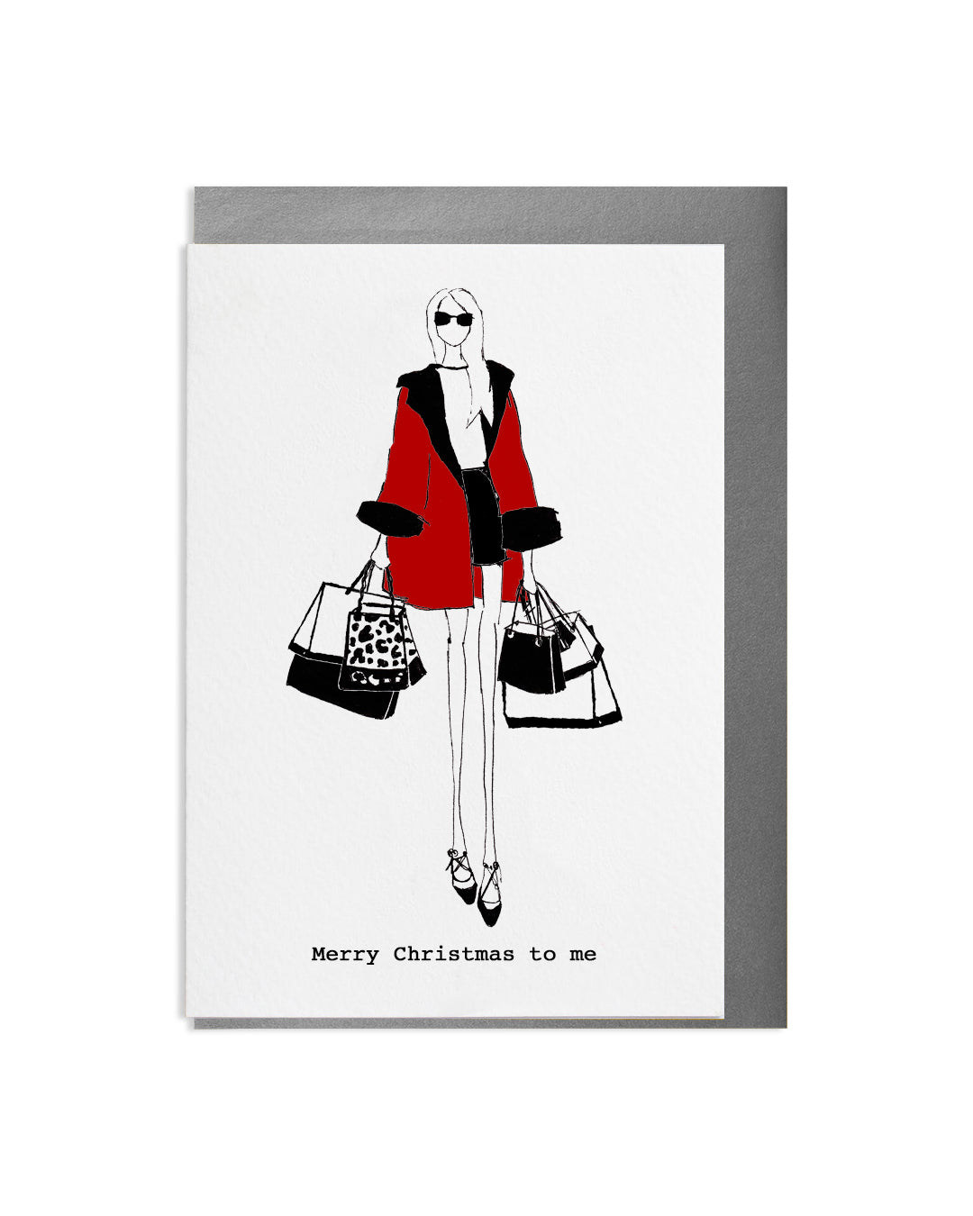 "Merry Christmas To Me" A6 Greetings Card
