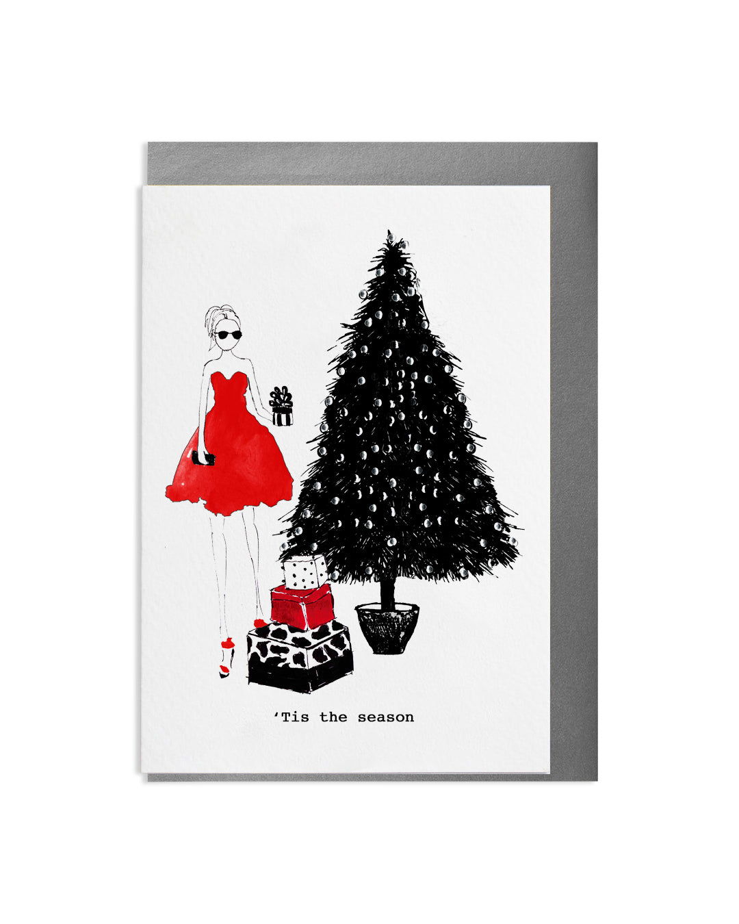 "'Tis The Season" A6 Greetings Card