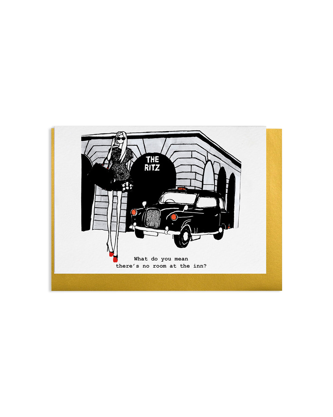 "No Room At The Inn" A6 Greetings Card