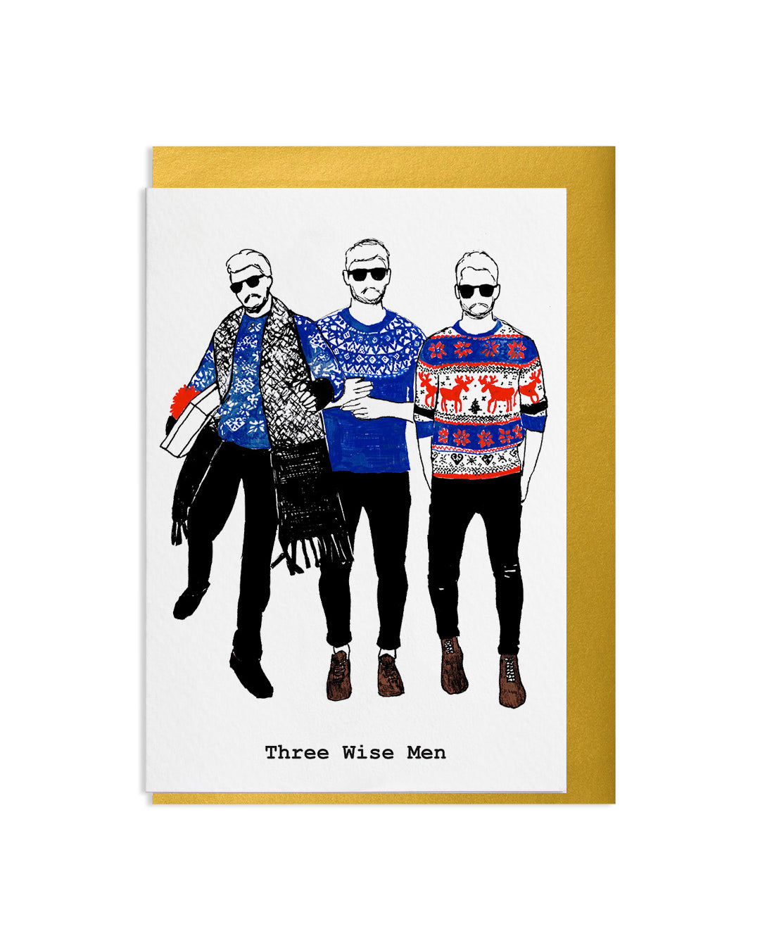 "Three Wise Men" A6 Greetings Card