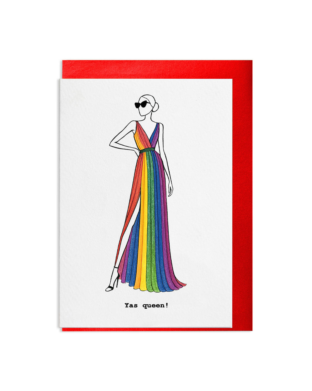 "Yas Queen!" A6 Greetings Card