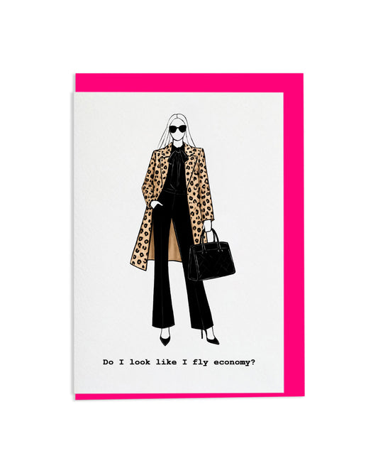 "Economy" A6 Greetings Card