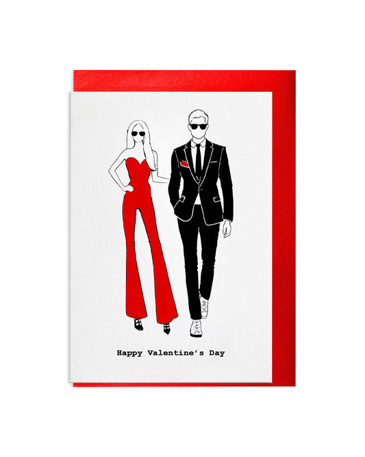 "Happy Valentine's Day" A6 Greetings Card