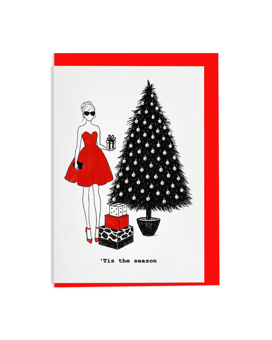"'Tis The Season" A6 Greetings Card