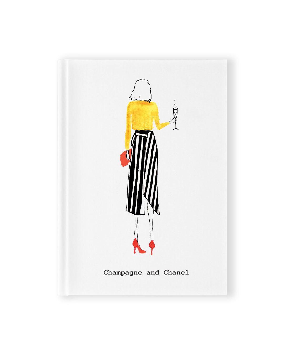 "Champagne and Chanel" Hardcover Notebook