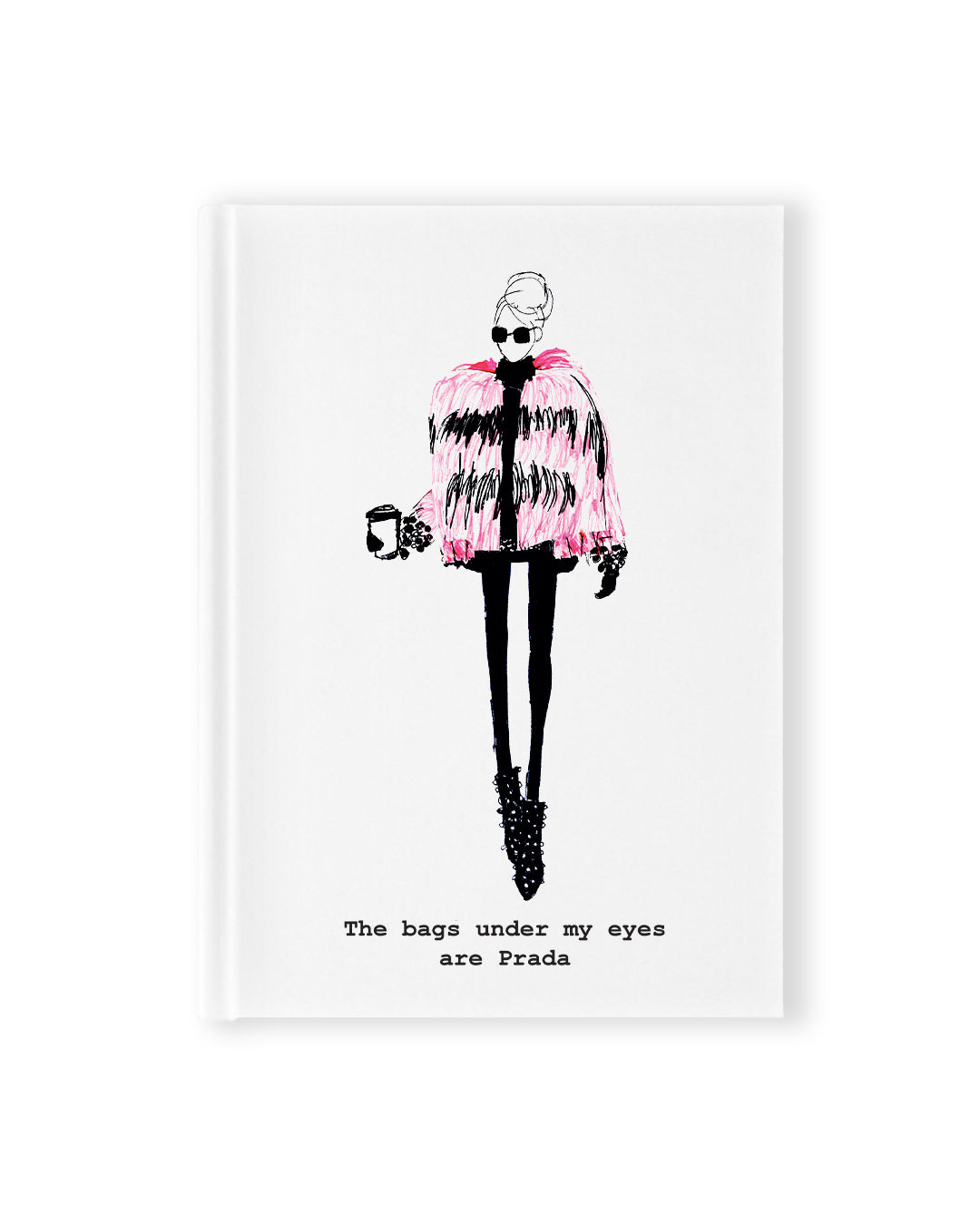 "Prada Bags" Hardcover Notebook