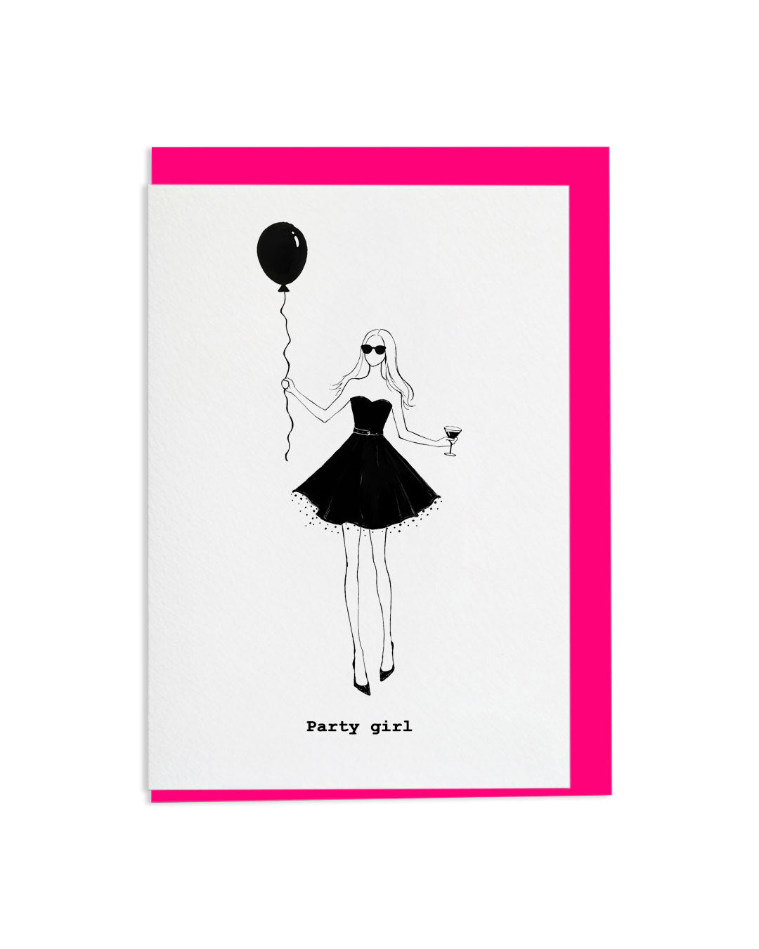 "Party Girl" A6 Greetings Card