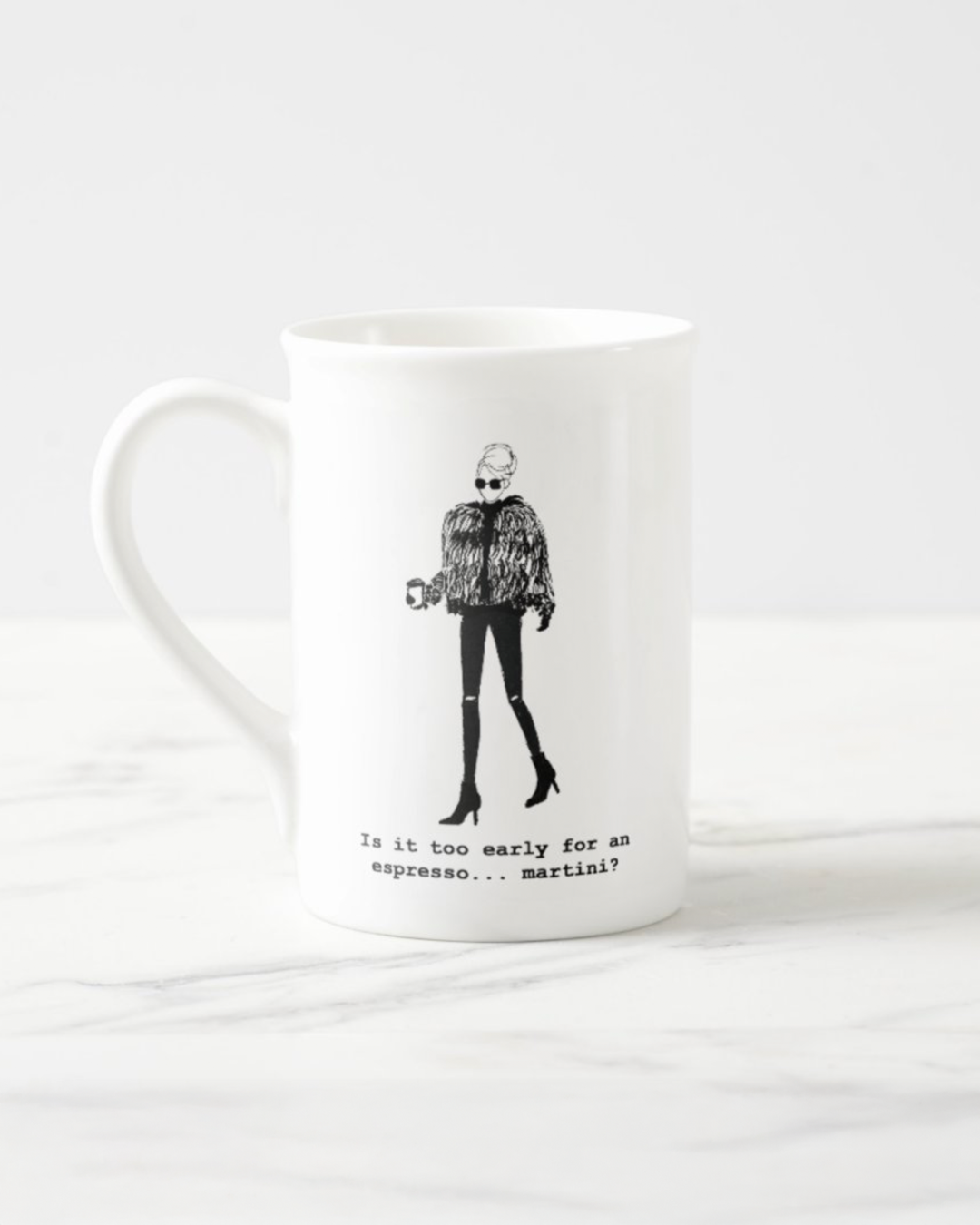 2 "Espresso... Martini" Bone China Mugs