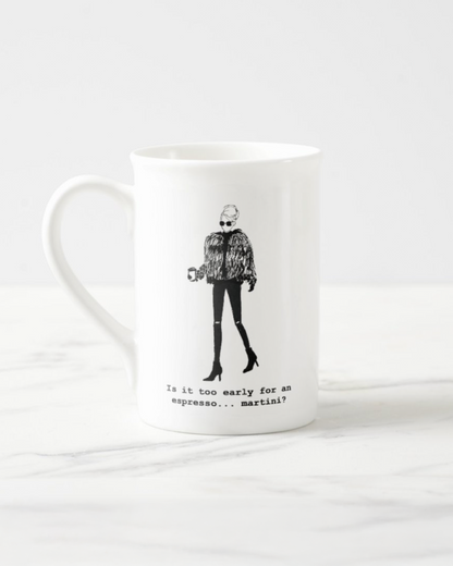 2 "Espresso... Martini" Bone China Mugs
