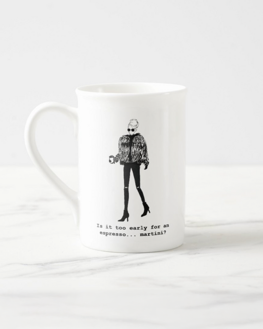 2 "Espresso... Martini" Bone China Mugs