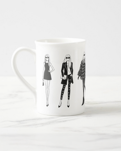 "Ladies Who Lunch" Bone China Mug