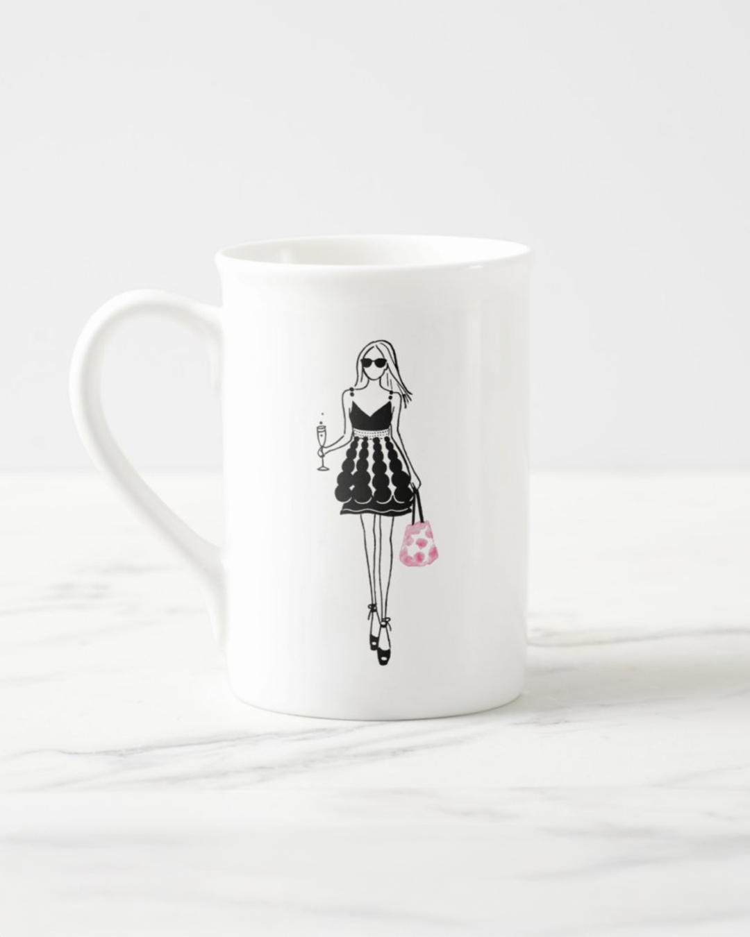 2 "Notting Hill" Bone China Mugs