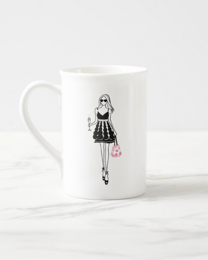2 "Notting Hill" Bone China Mugs