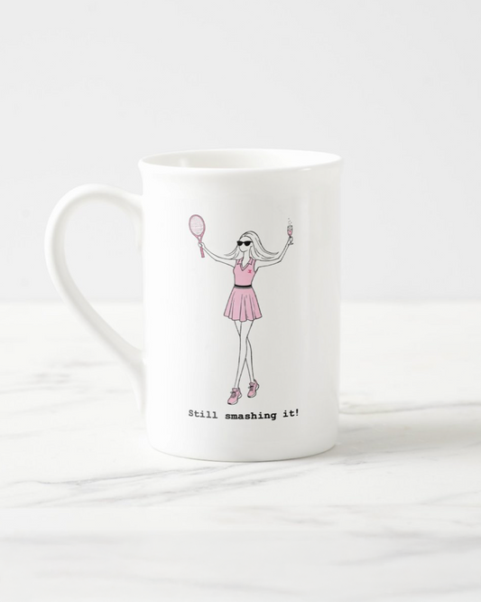"Still Smashing It" Bone China Mug