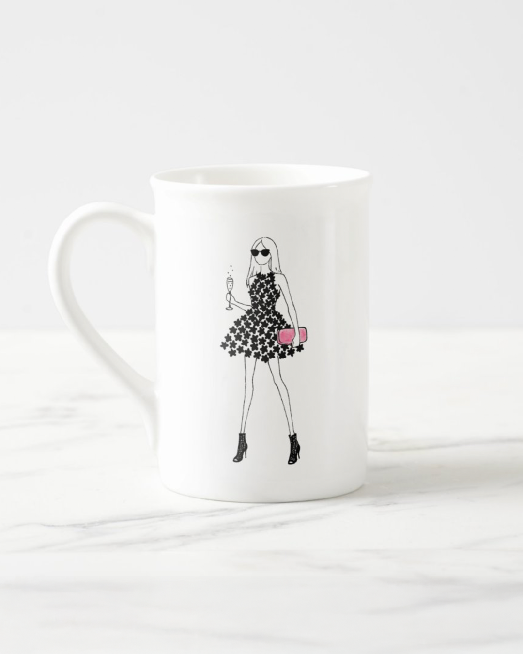 2 "Knightsbridge" Bone China Mugs