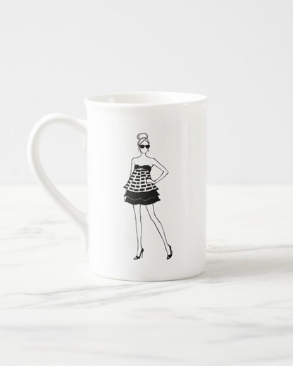 2 "Park Lane" Bone China Mugs