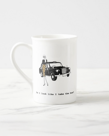 2 "Bus" Bone China Mugs
