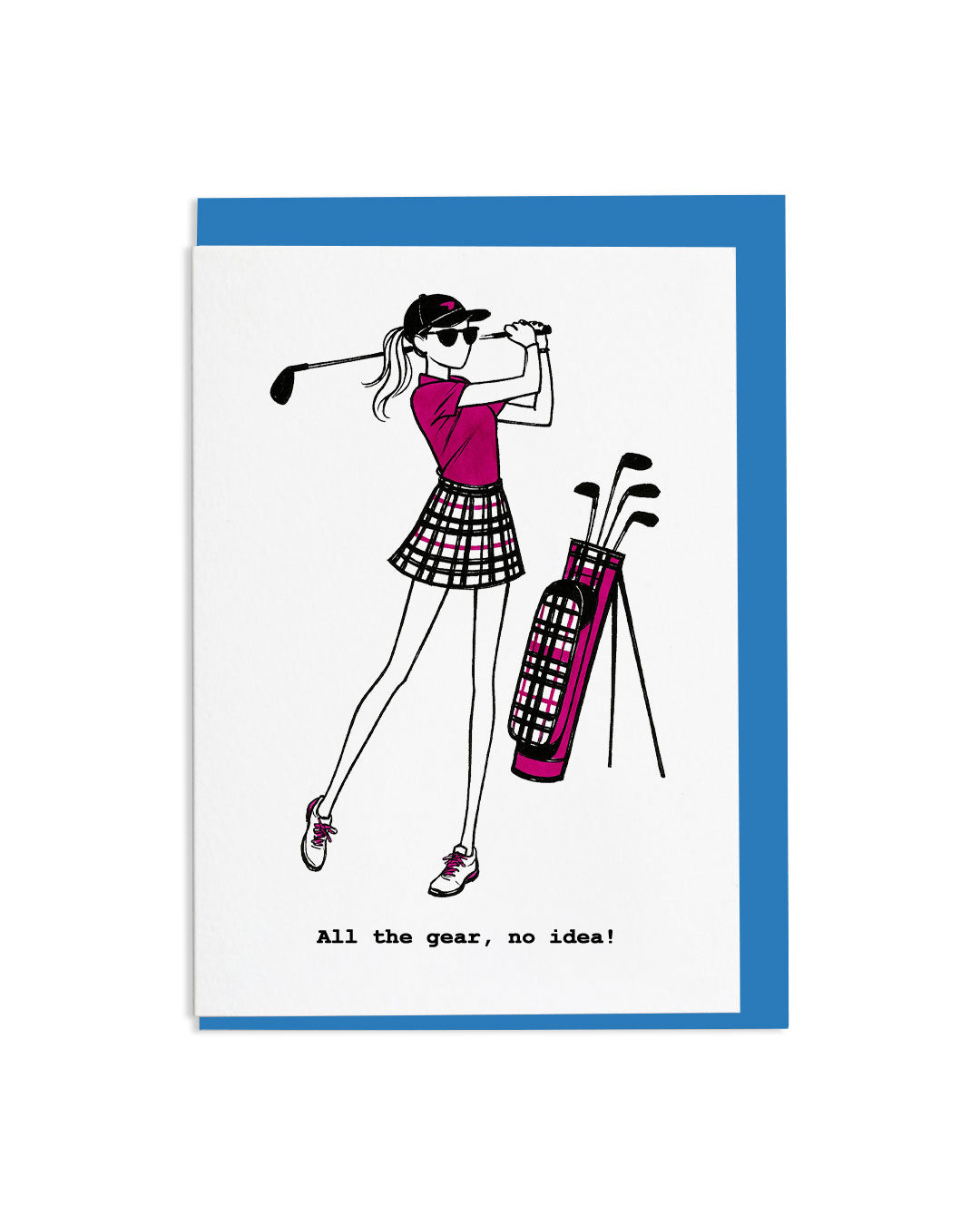 "All The Gear, No Idea!" A6 Greetings Card