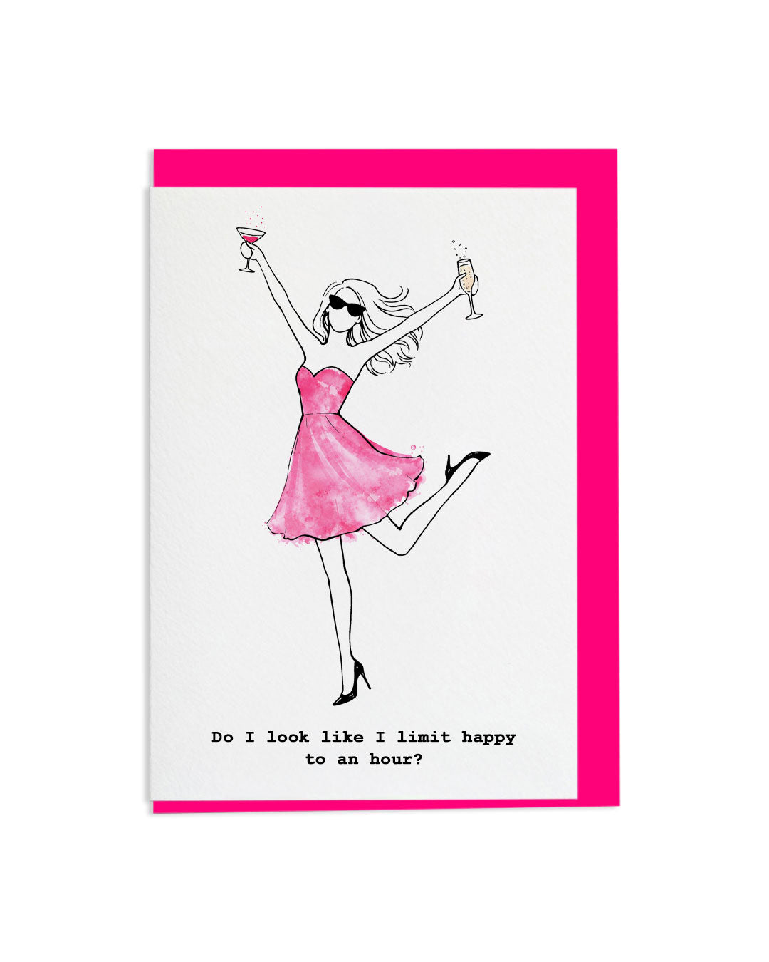 "Happy Hour" A6 Greetings Card