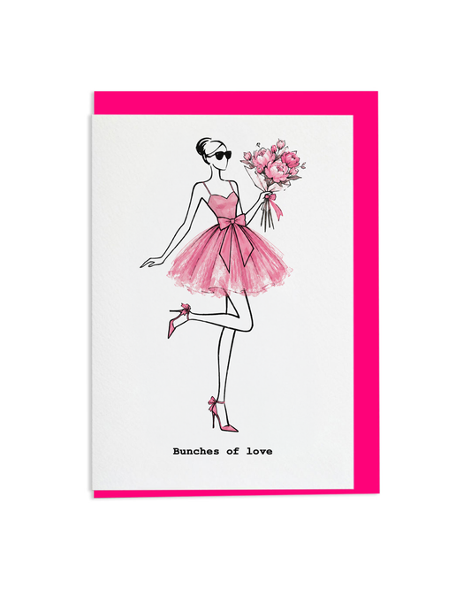 "Bunches of Love" A6 Greetings Card