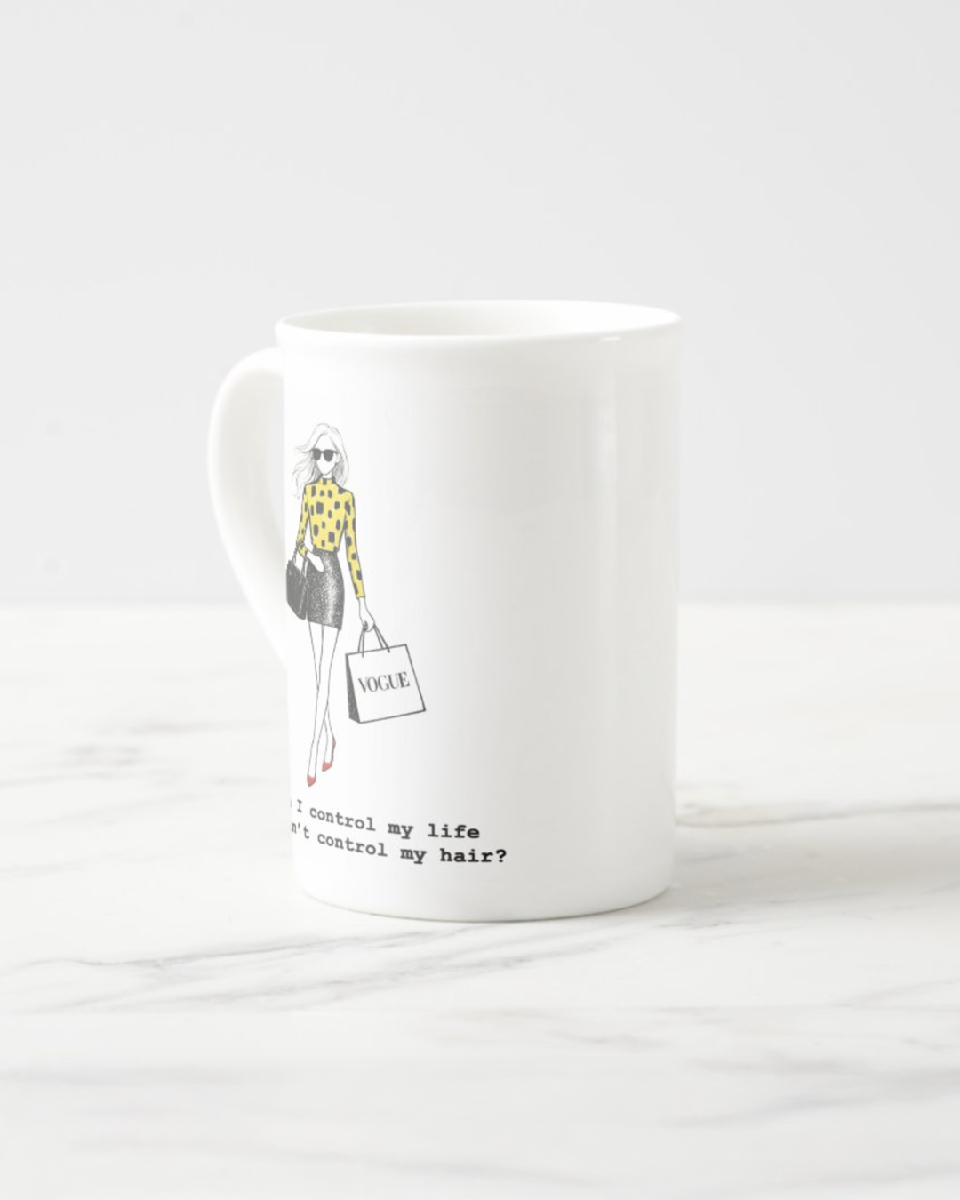 "Can't Control My Life" Bone China Mug