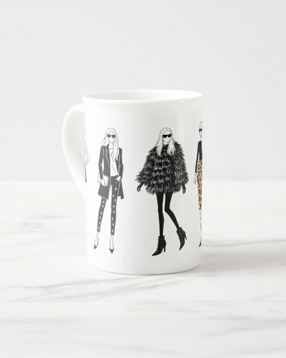 "Ladies Who Lunch" Bone China Mug