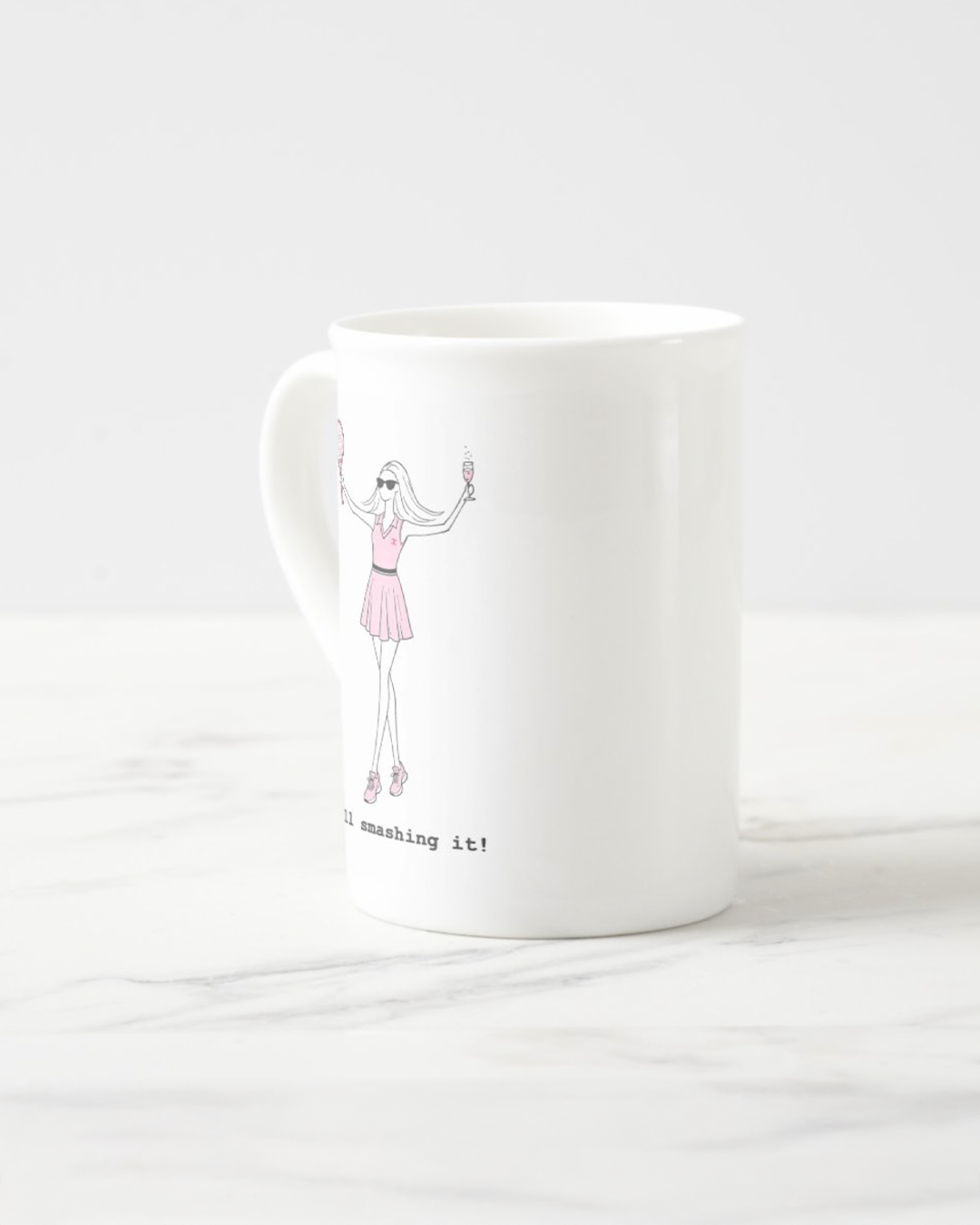 "Still Smashing It" Bone China Mug