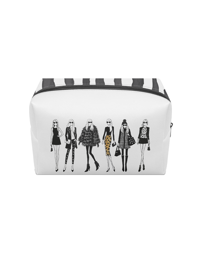 6 "Ladies Who Lunch" Large Boxy Makeup Bags