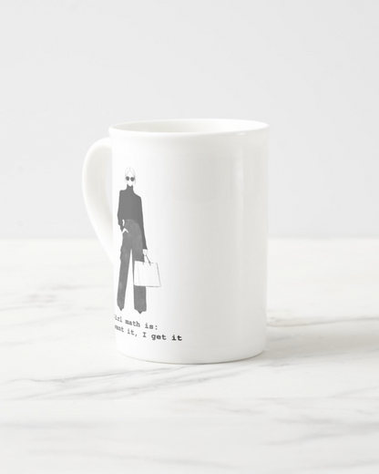 "Girl Math" Bone China Mug