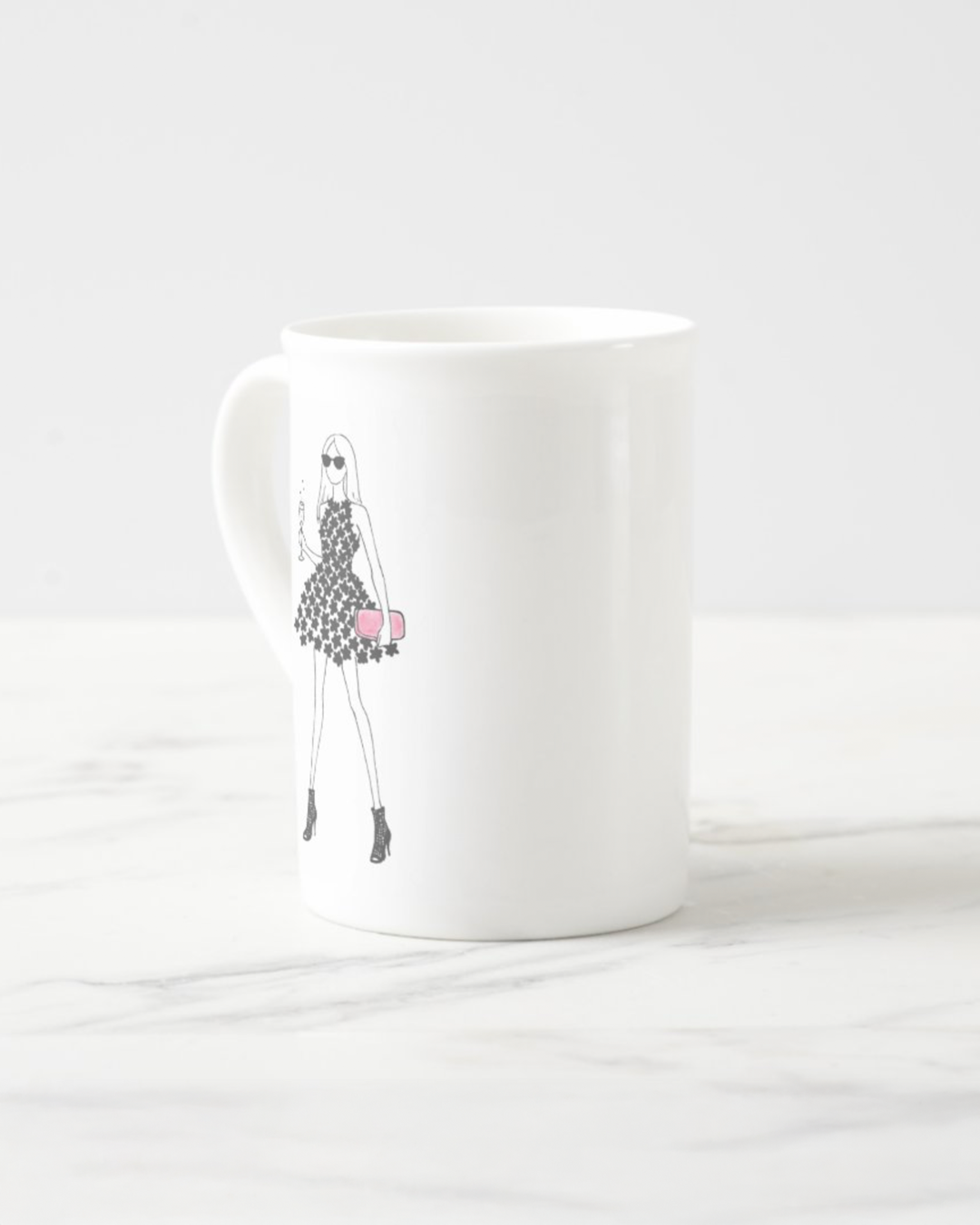 2 "Knightsbridge" Bone China Mugs