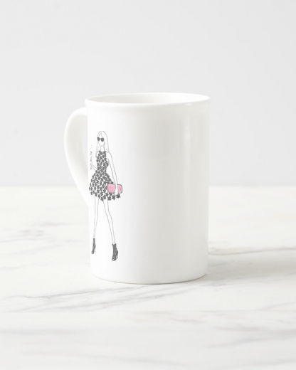 2 "Knightsbridge" Bone China Mugs