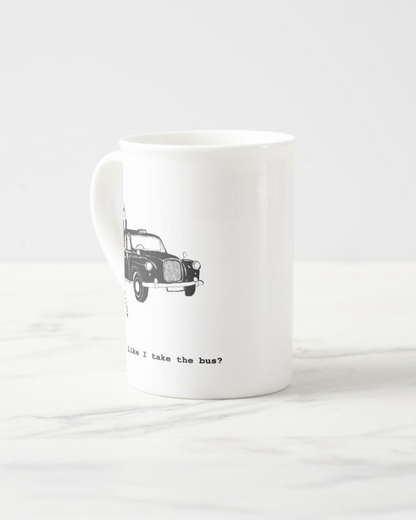 2 "Bus" Bone China Mugs