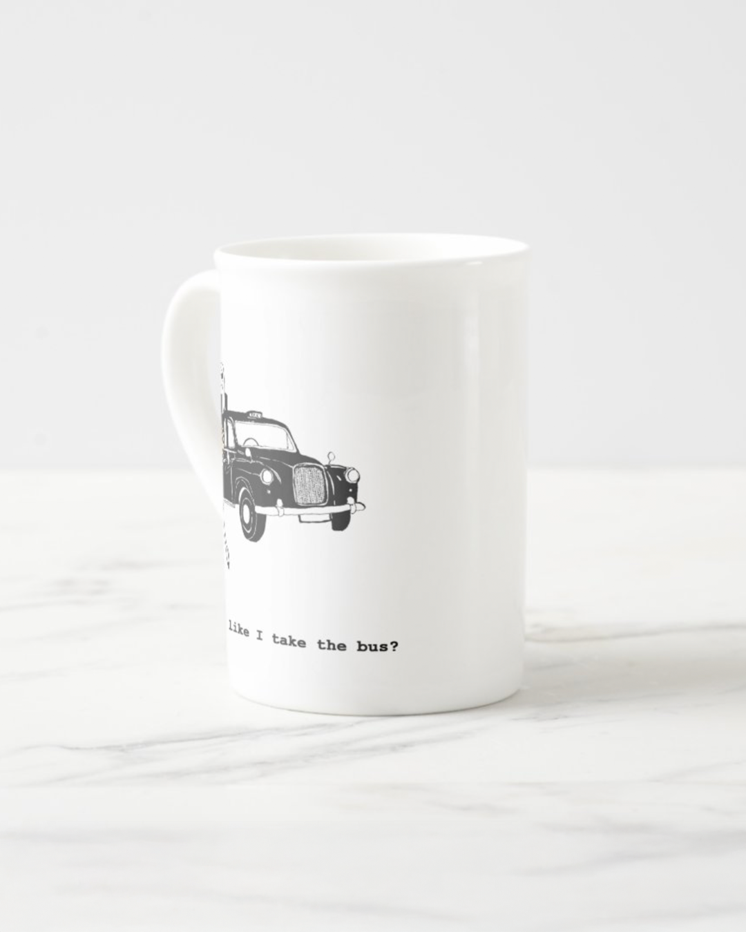 "Bus" Bone China Mug