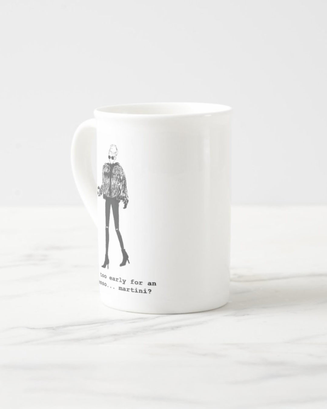 2 "Espresso... Martini" Bone China Mugs